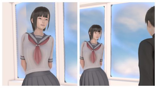 優月に校舎を案内される