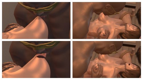 筋肉男に胸を吸われる優月2