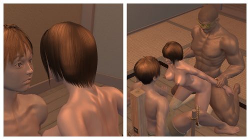 バックで突かれる優月1