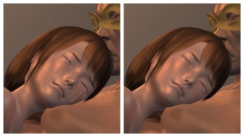 中出しされて涙を流す優月